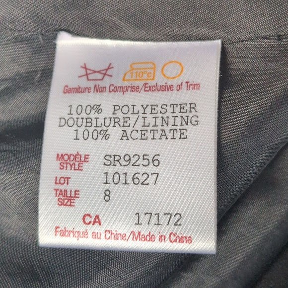 Vintage LBD Drape Cowl Back Beaded Cocktail Dress Black Sleeveless Midi - Picture 7 of 7